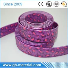 Purple Printed Suosittu tukkukauppa Koiran kaulapannat päällystetty nauha lemmikkieläinten lisävarusteille