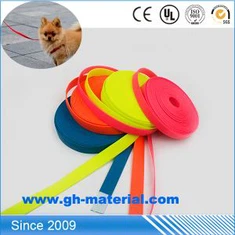 Erilaisia suosittuja Bright värinen joustava päällystetty Terylene vyöt kaulapanta
